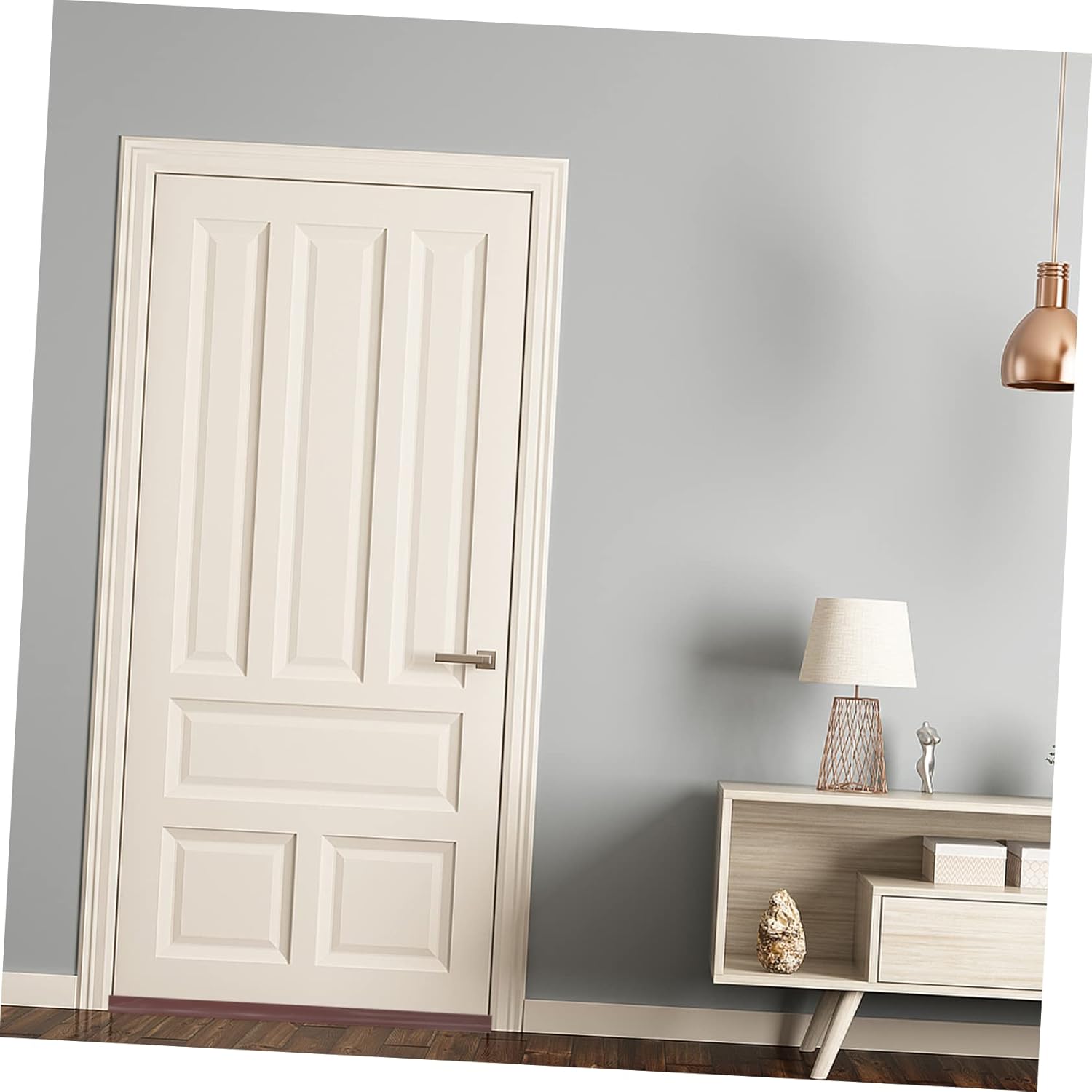 PRETYZOOM Door Draft Stopper Sealing Strip Windproof Noise Blocker