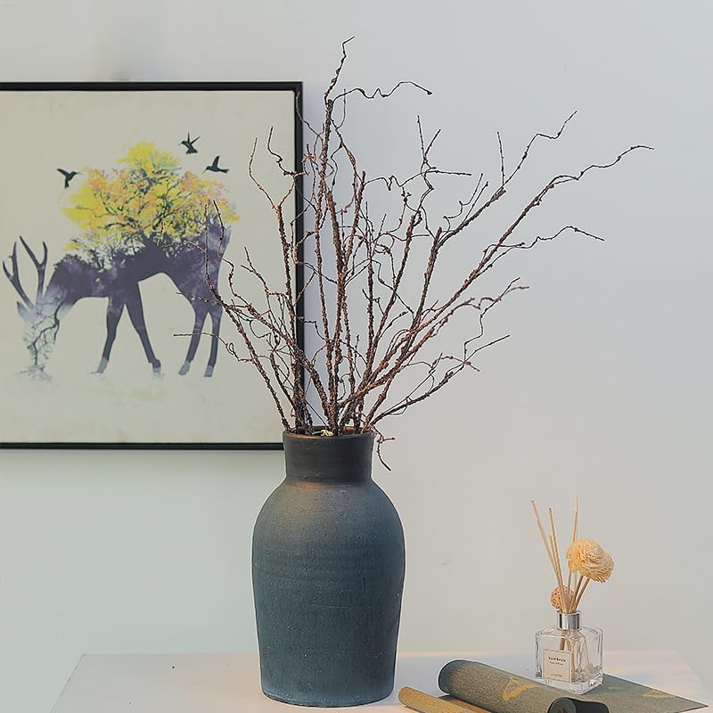 Eiyye 10PCS Curly Willow Branches Artificial Decor