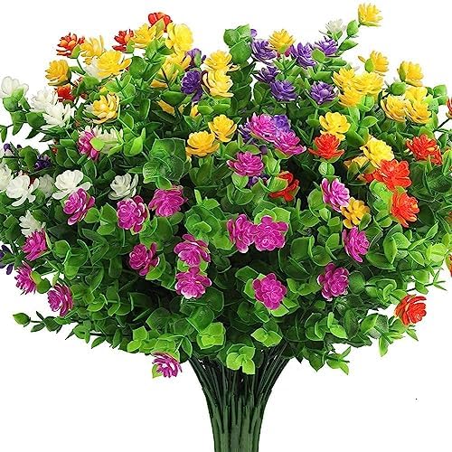 NURCIX Artificial White Tea Flowers for Home Decor