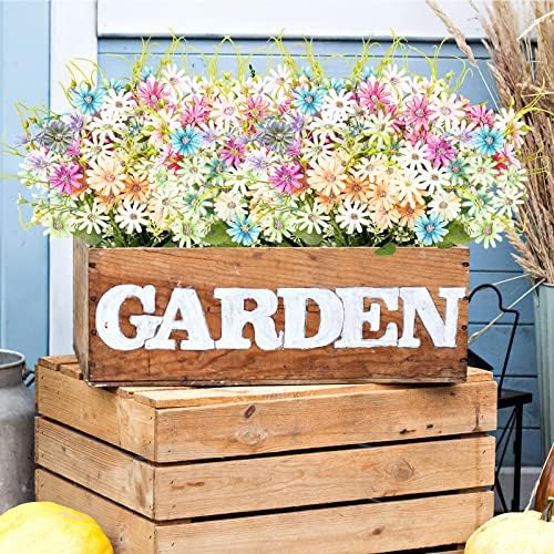 AmyHomie 6 Bundle Artificial Wildflowers with Daisies