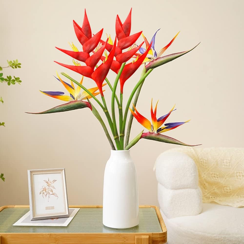 XZJMY Artificial Bird of Paradise Flowers 342 Inch