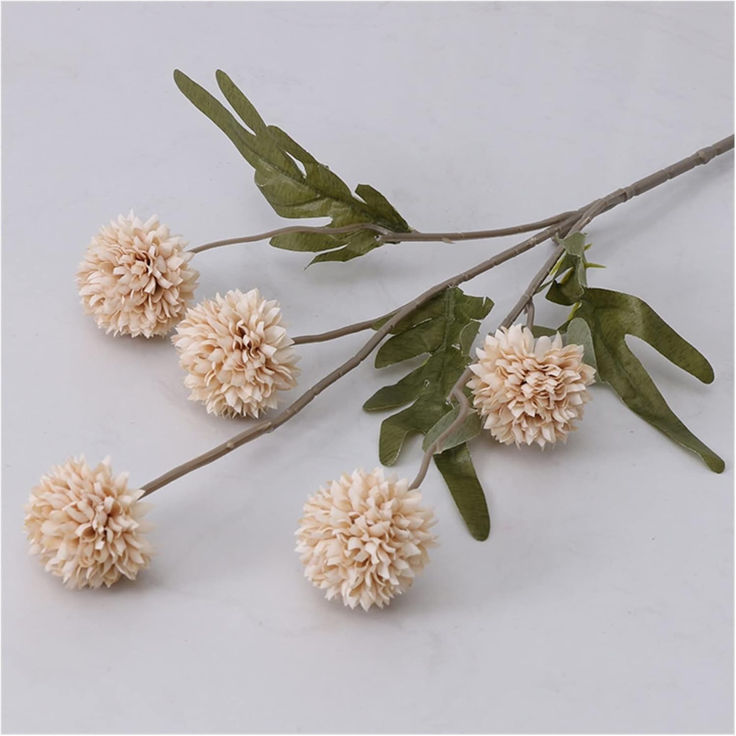 GaRcan Dandelion Flower Ball Artificial Flowers with Pots