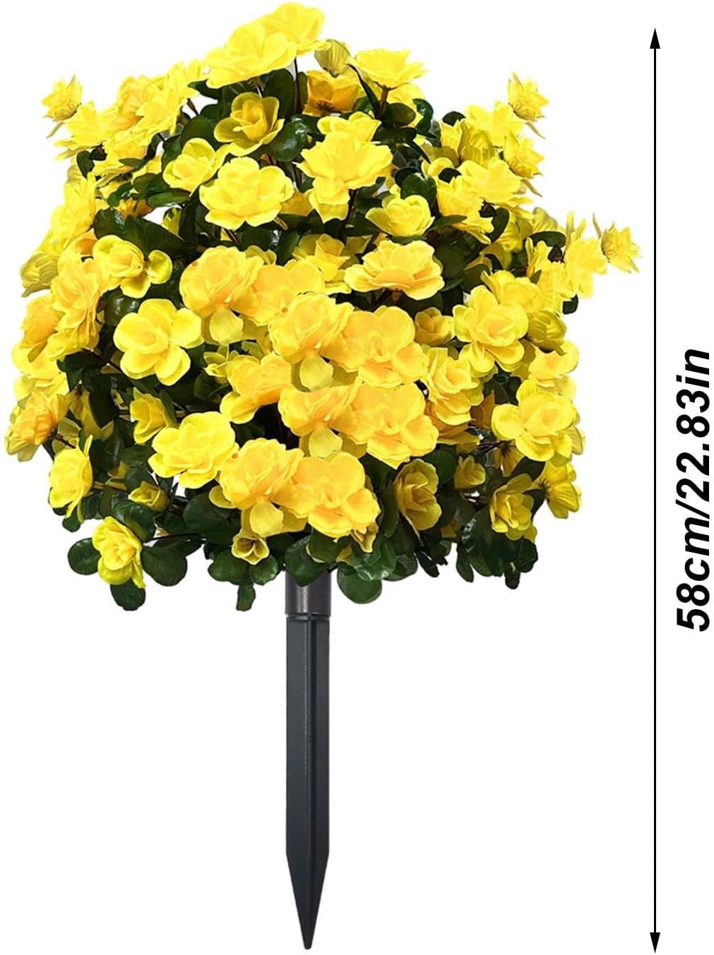 Artificial Flowers with Ground Spikes Purple 58cm