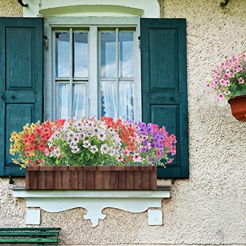 XEOLIAN 12 Bundles UV Resistant Artificial Eucalyptus Flowers
