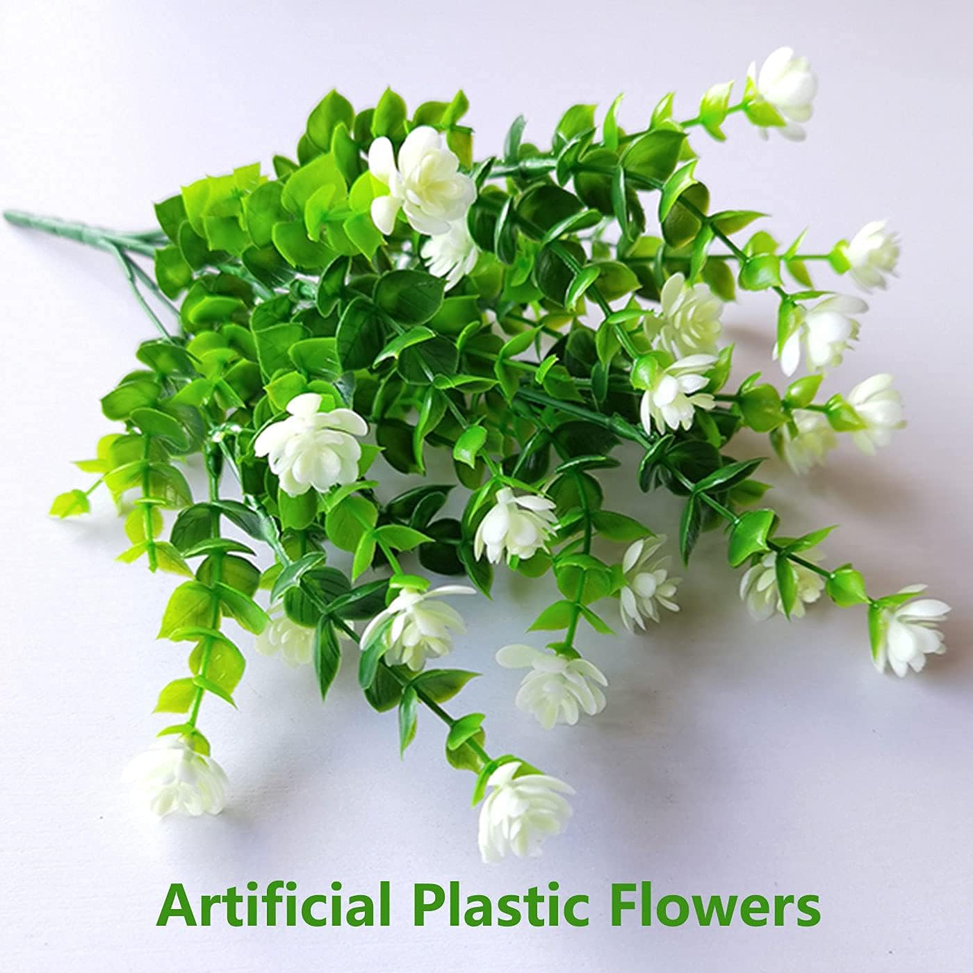 10 Bundles Artificial Flowers for Outdoor Decor