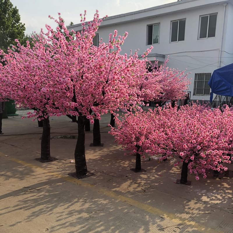 Artificial Peach Blossom Tree 1mx08m Indoor Outdoor Decor