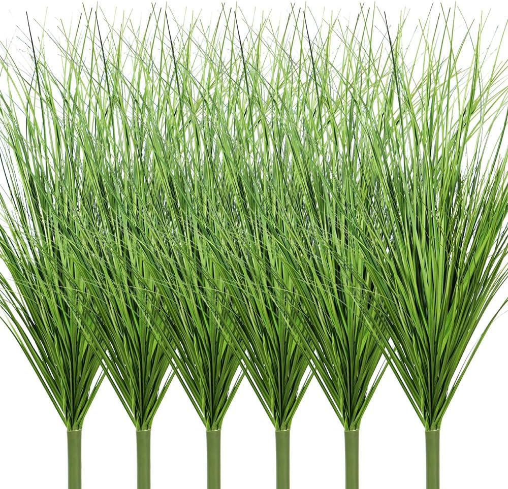 Melorca And Guilla 6PCS 255 Inch Fake Tall Onion Grass Artificial Plants