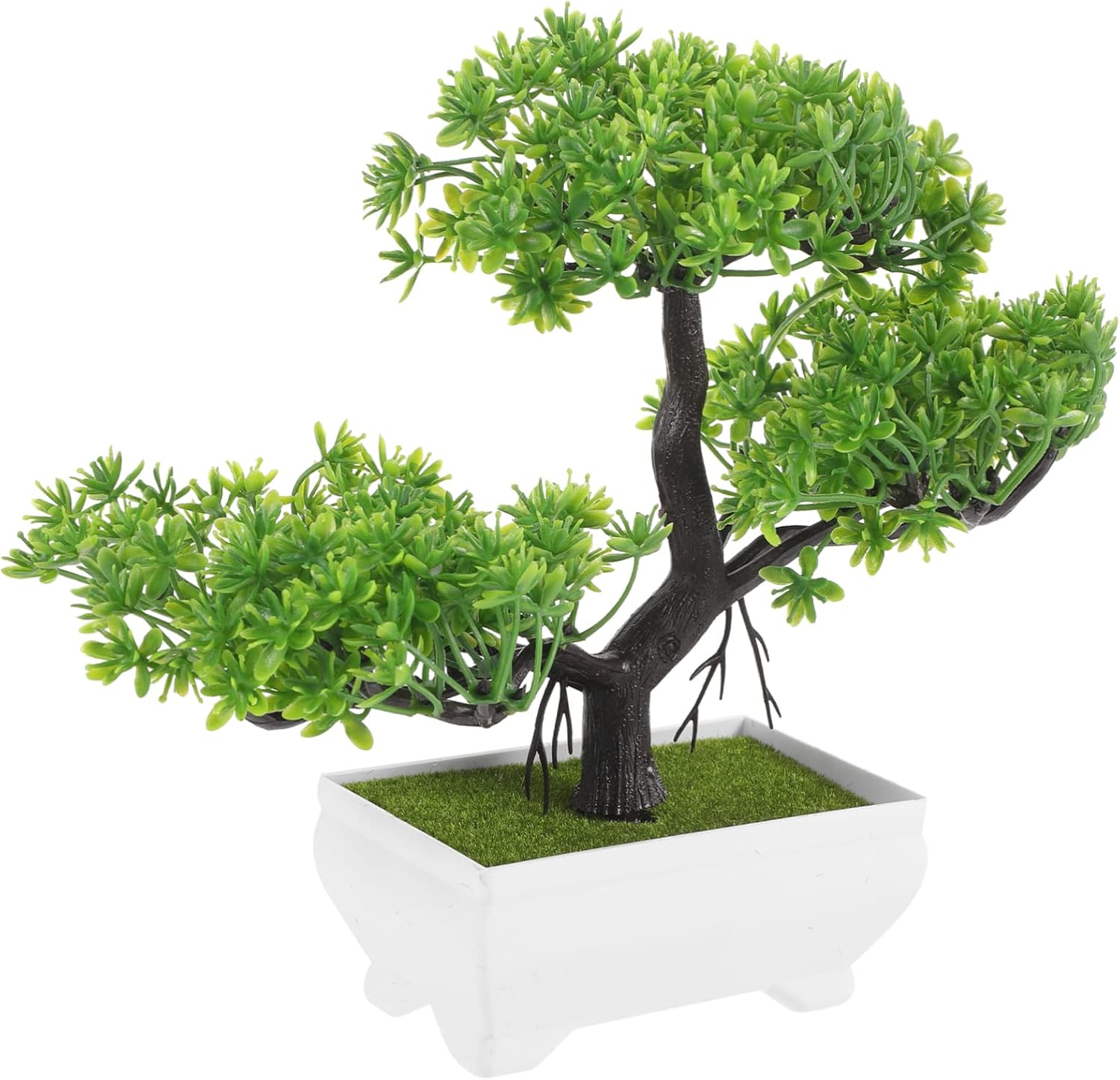 GARVALON Artificial Pine Bonsai Tree Decor