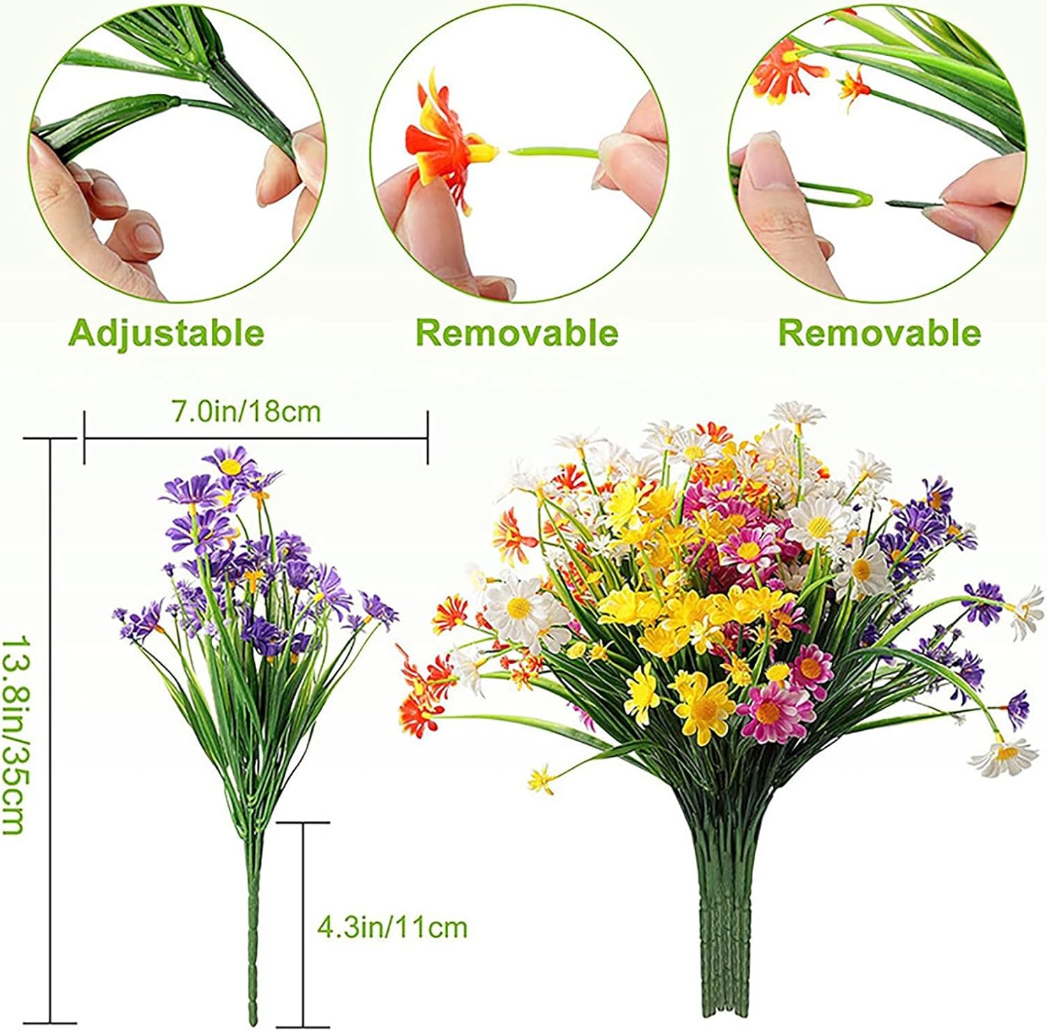 Artificial Flowers for Outdoor and Indoor Use
