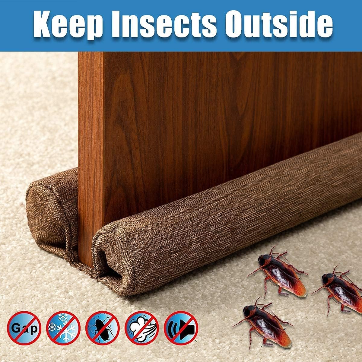 DreamQuil Door Draft Stopper 36 Inch Weather Stripping