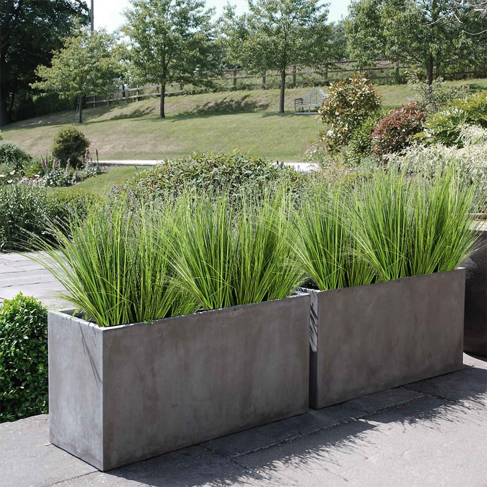 Melorca And Guilla 6PCS 255 Inch Fake Tall Onion Grass Artificial Plants