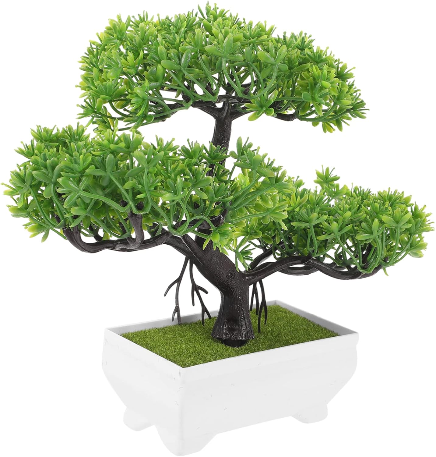 GARVALON Artificial Pine Bonsai Tree Decor