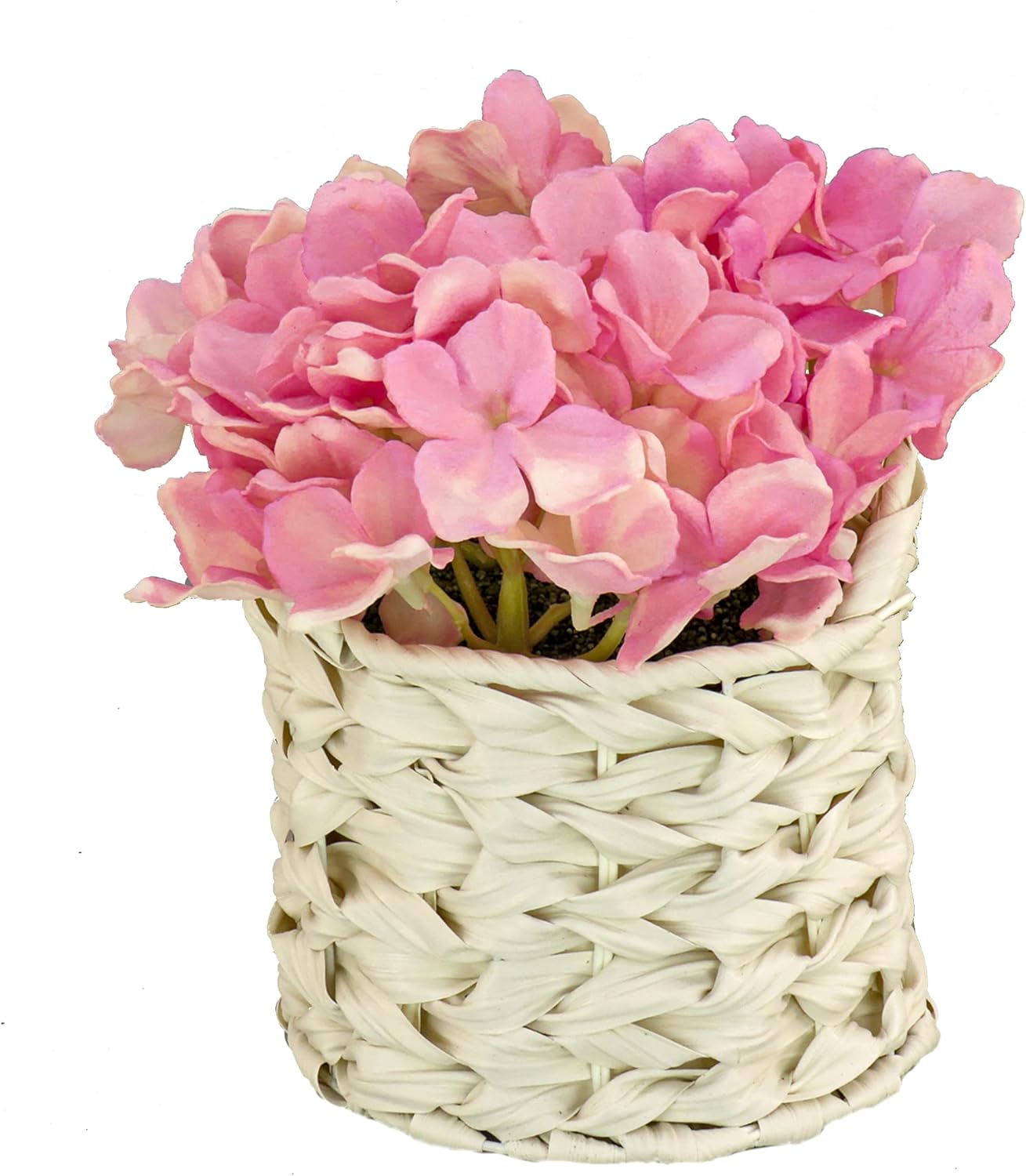 National Tree Company Artificial Hydrangea Flower Bouquet 10 Inch Purple