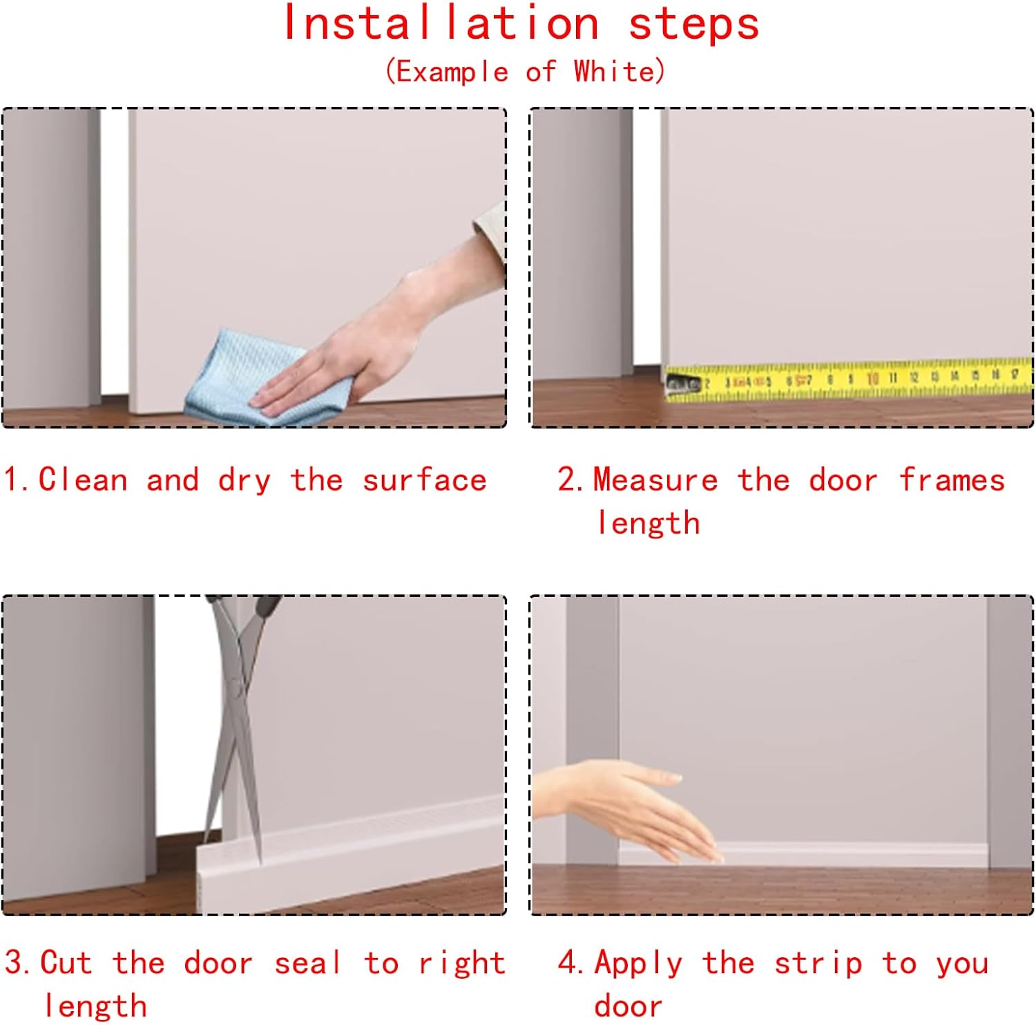 39 Inch Door Draft Stopper for Bottom of Door Brown