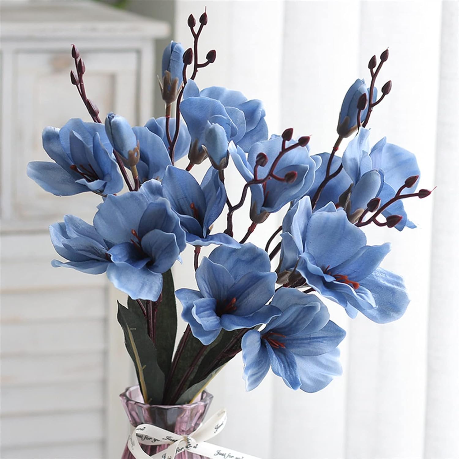 GaRcan Artificial Flowers Magnolia Silk Flower Bouquet 20 Heads