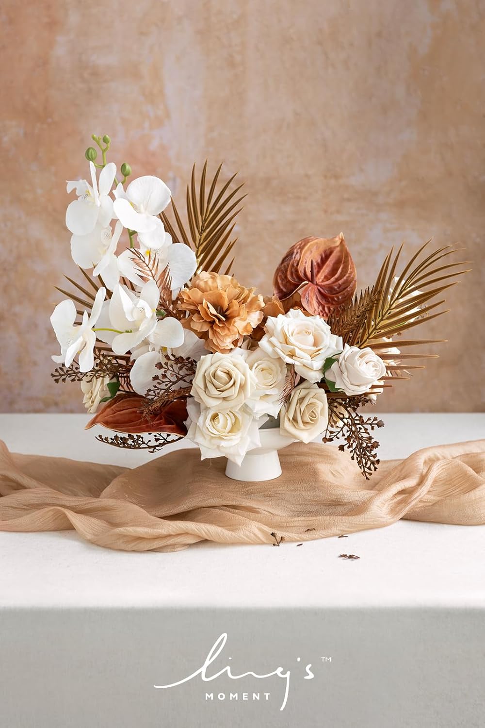 Lings Moment Artificial Flowers Box Deluxe Combo