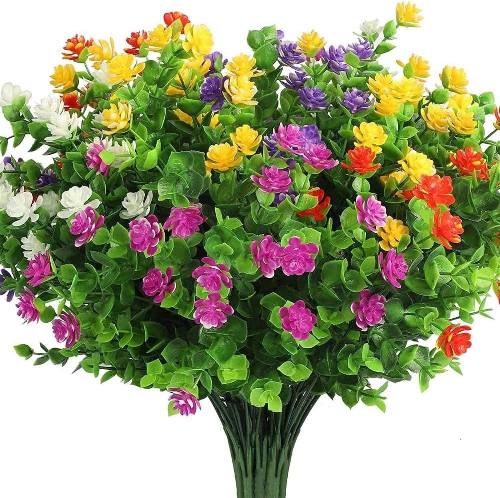 NURCIX Artificial White Tea Flowers for Home Decor