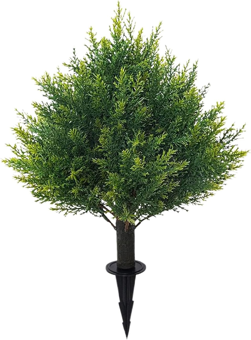 Artificial Cedar Topiary Trees Faux Greenery Decor