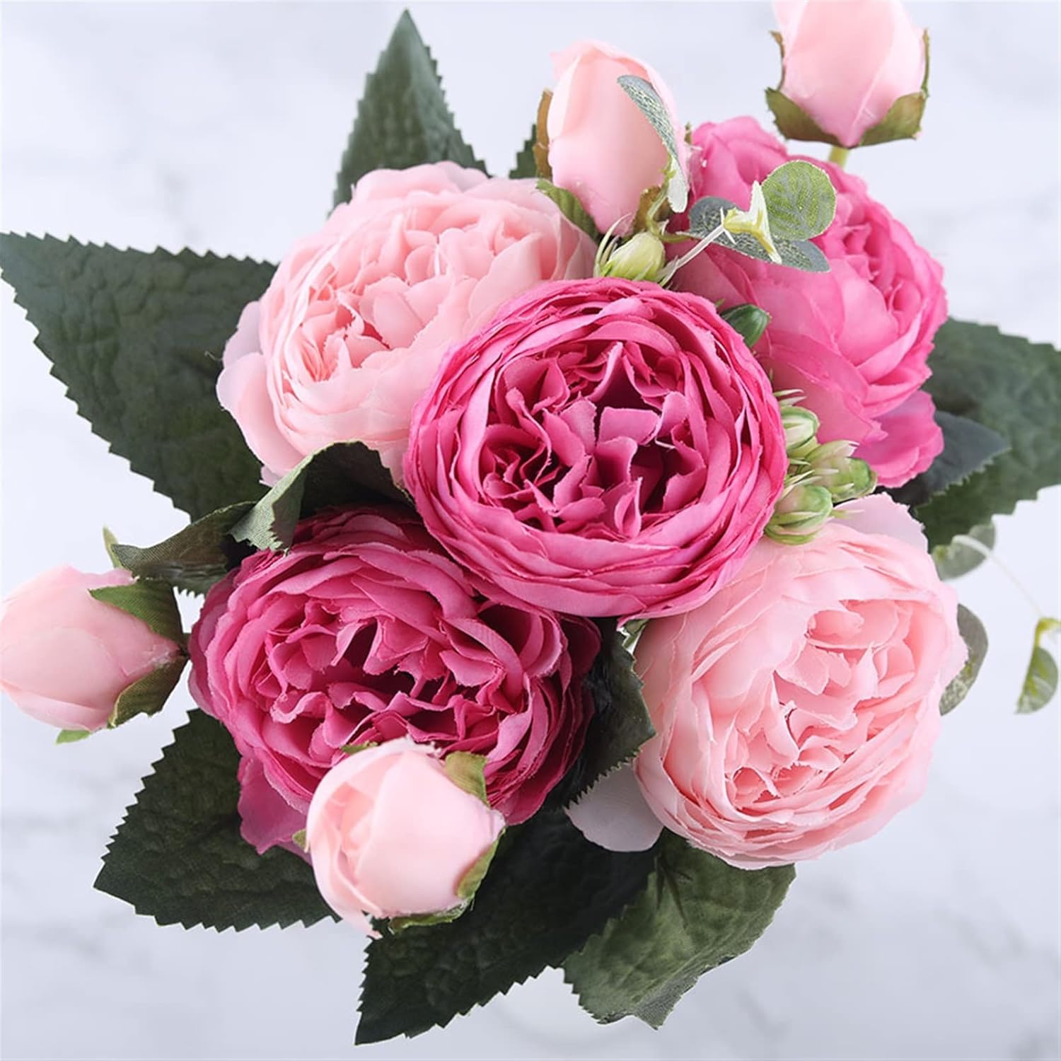GaRcan 30cm Silk Peony Artificial Flowers Bouquet