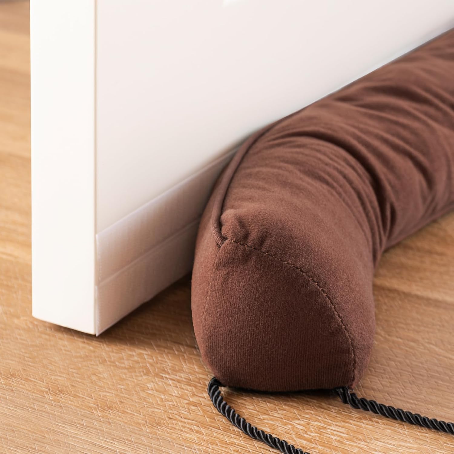 Sunolga 36 Inch Weighted Door Draft Stopper with Zipper Cover