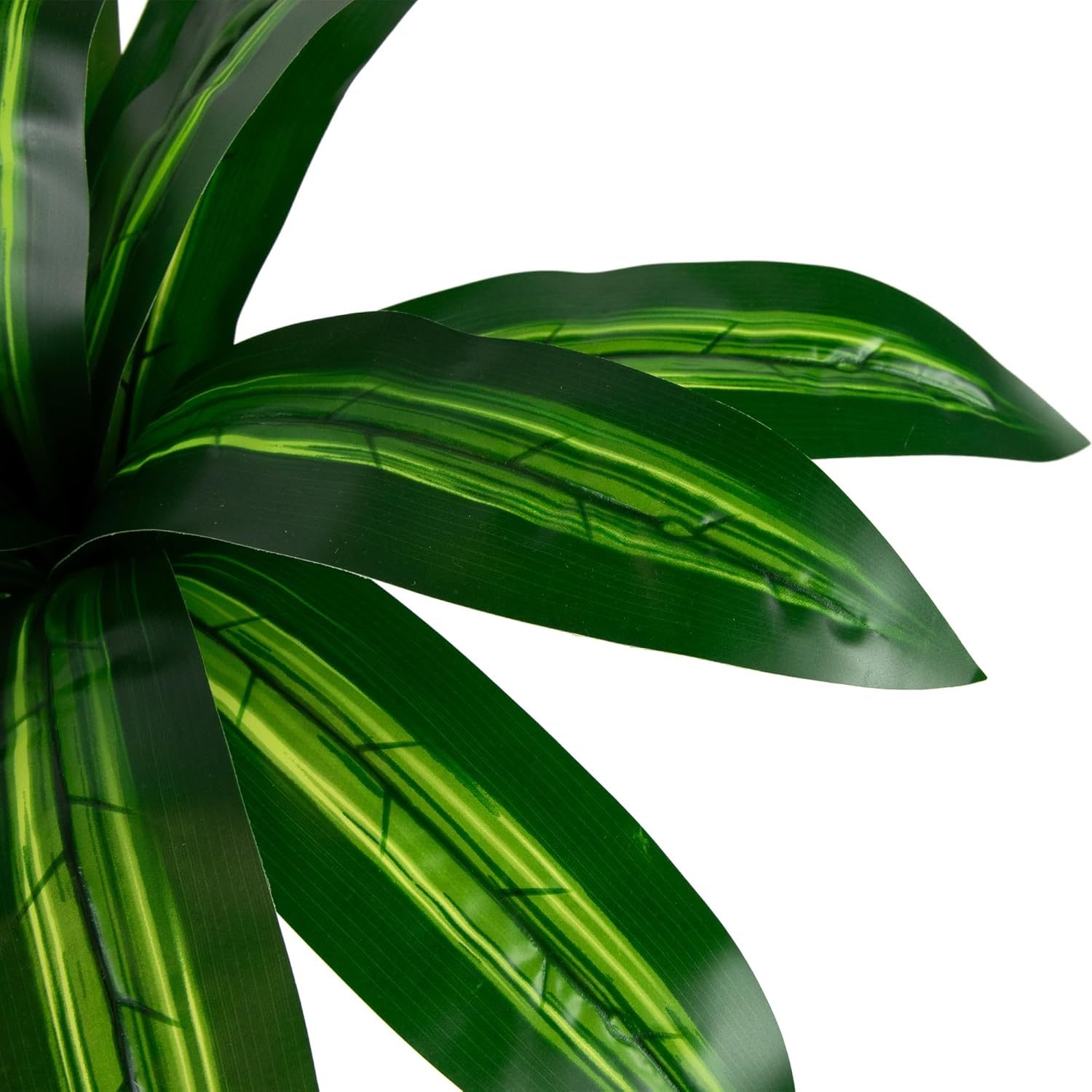 Northlight Artificial Dracaena Plant in Square Rattan Ceramic Pot - 27 Inch