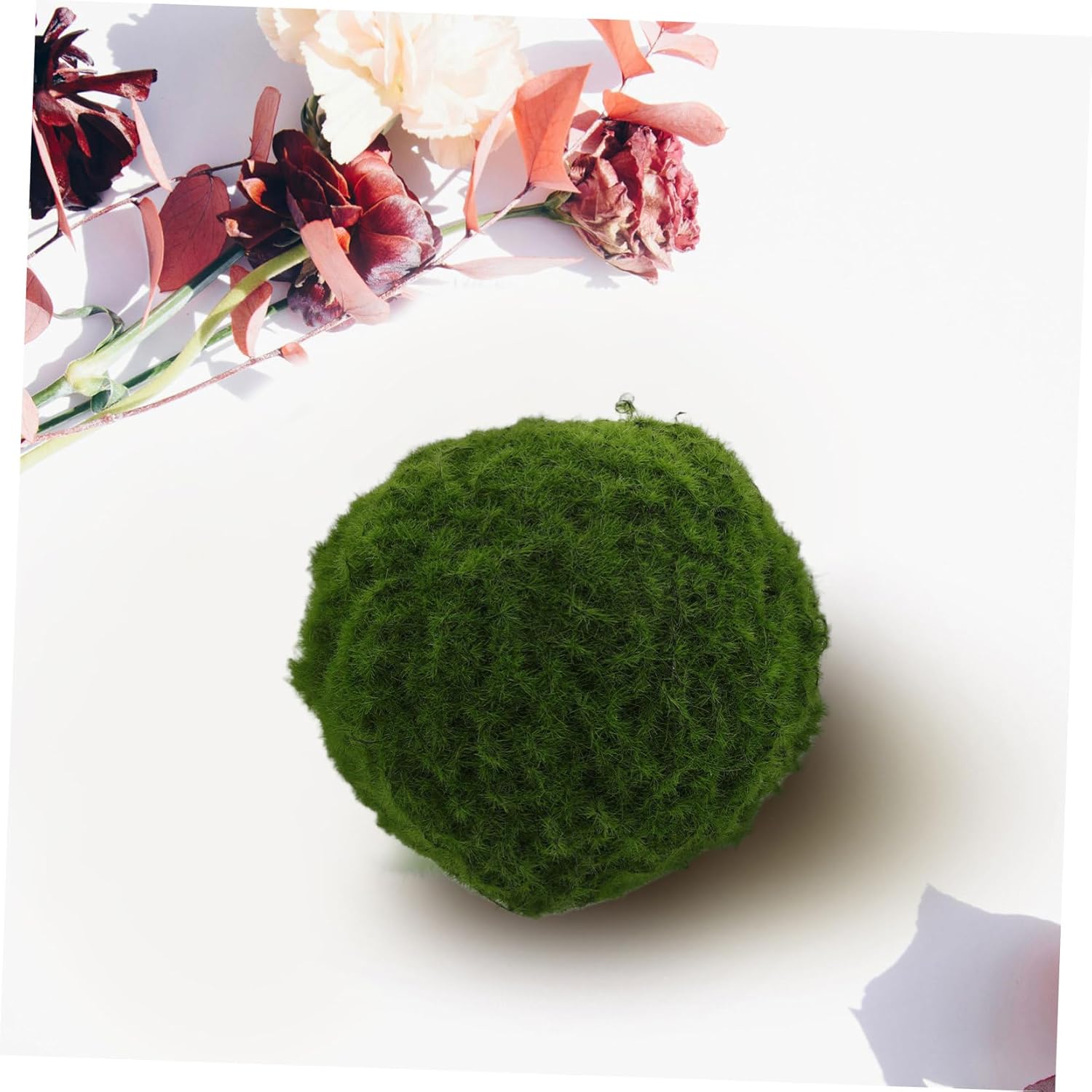 Happyyami Realistic Artificial Moss Ball 10cm Decorative Sphere