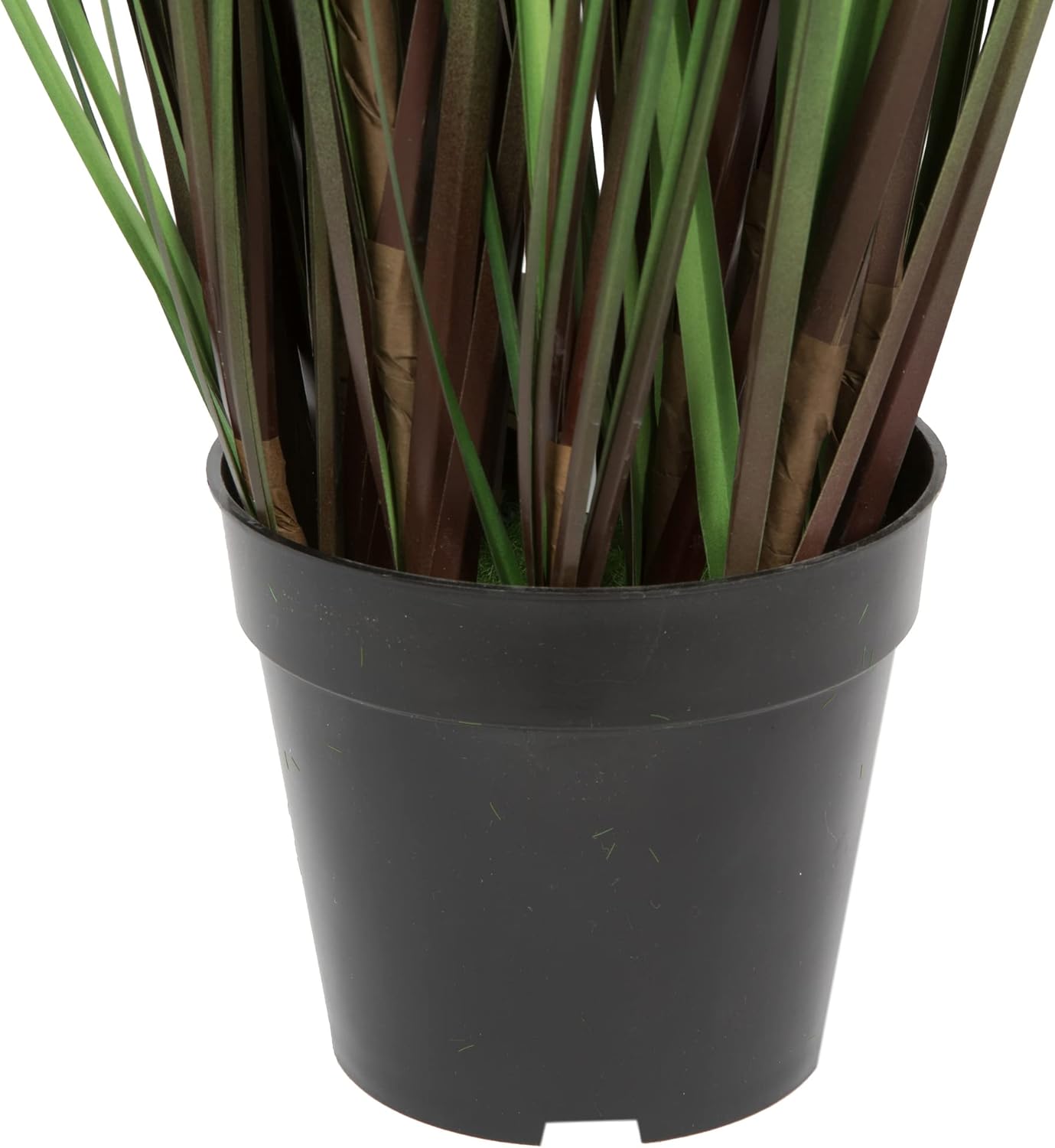 Vickerman 48 Inch Artificial Potted Green Grass Cattails