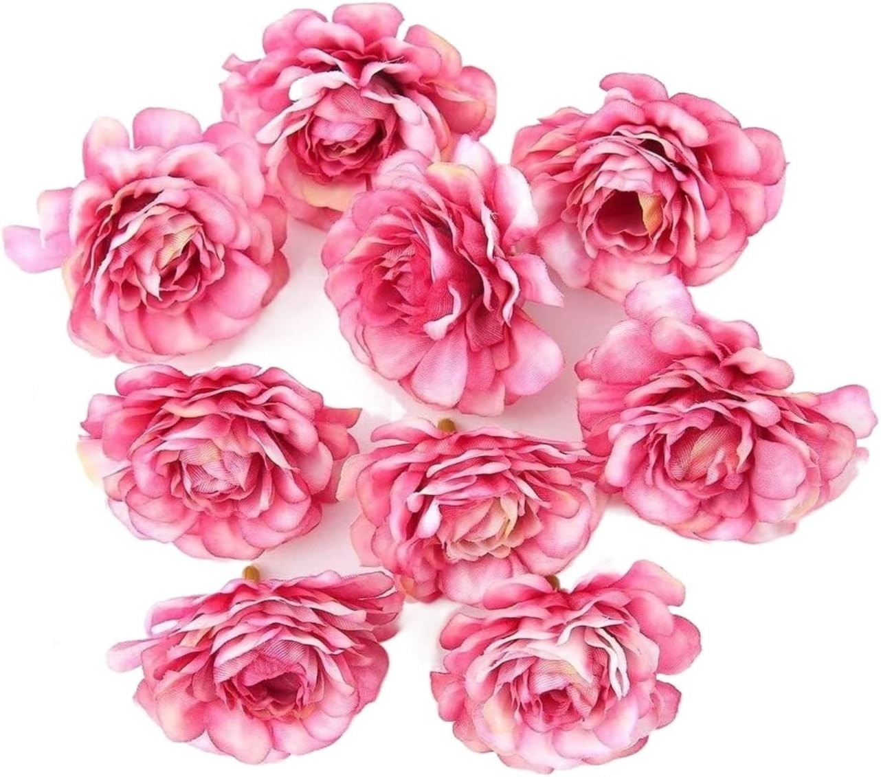 Silk Artificial Flowers 10PCS for Home Wedding Decor