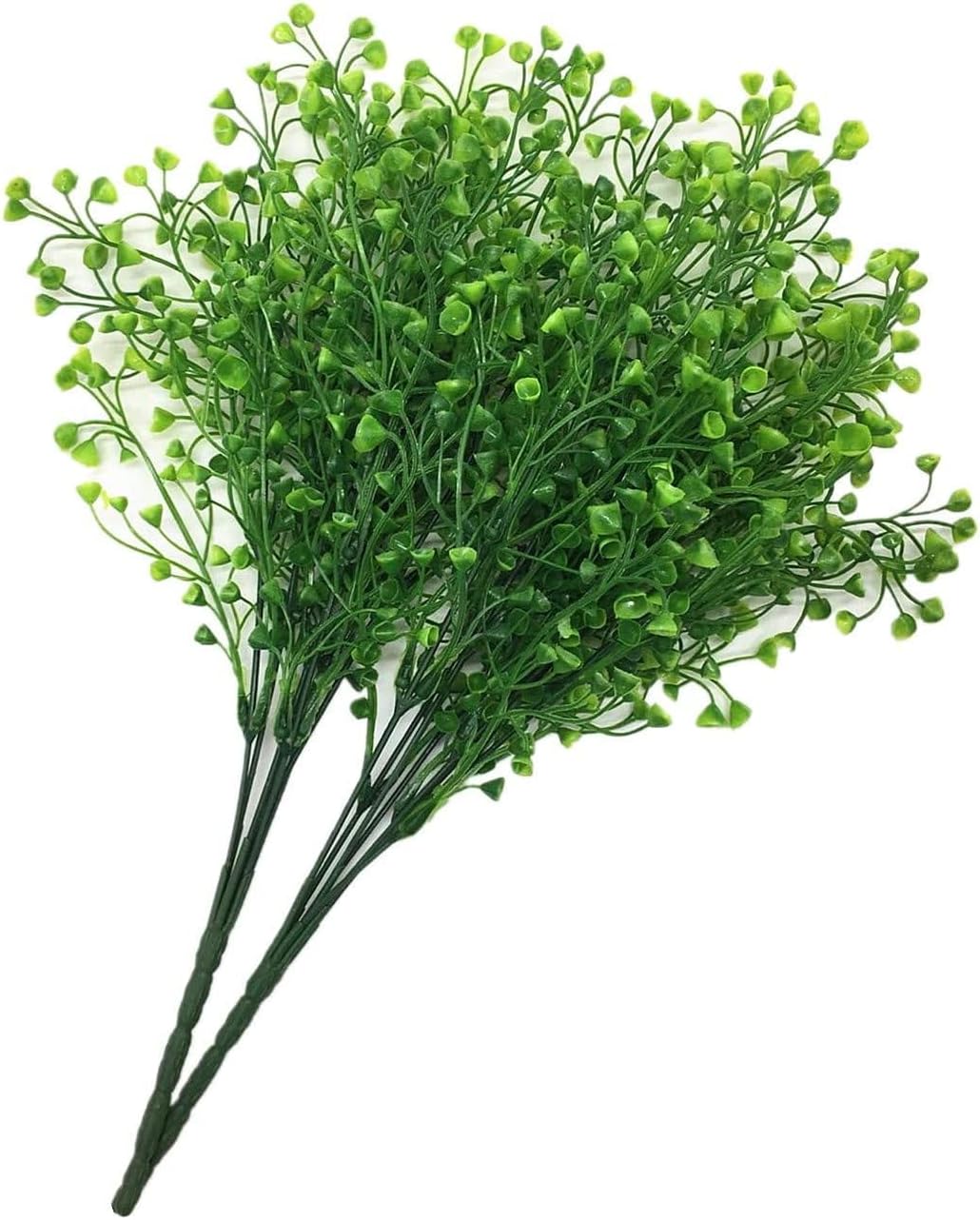 8 Pack Artificial Bell Willow Shrubs UV Resistant Fake Plants