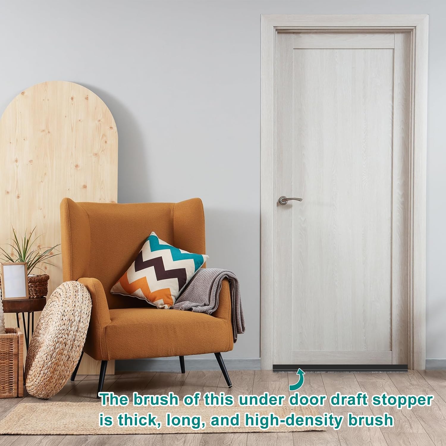 UXCELL Door Sweep 2 x 40 Draft Stopper for Doors
