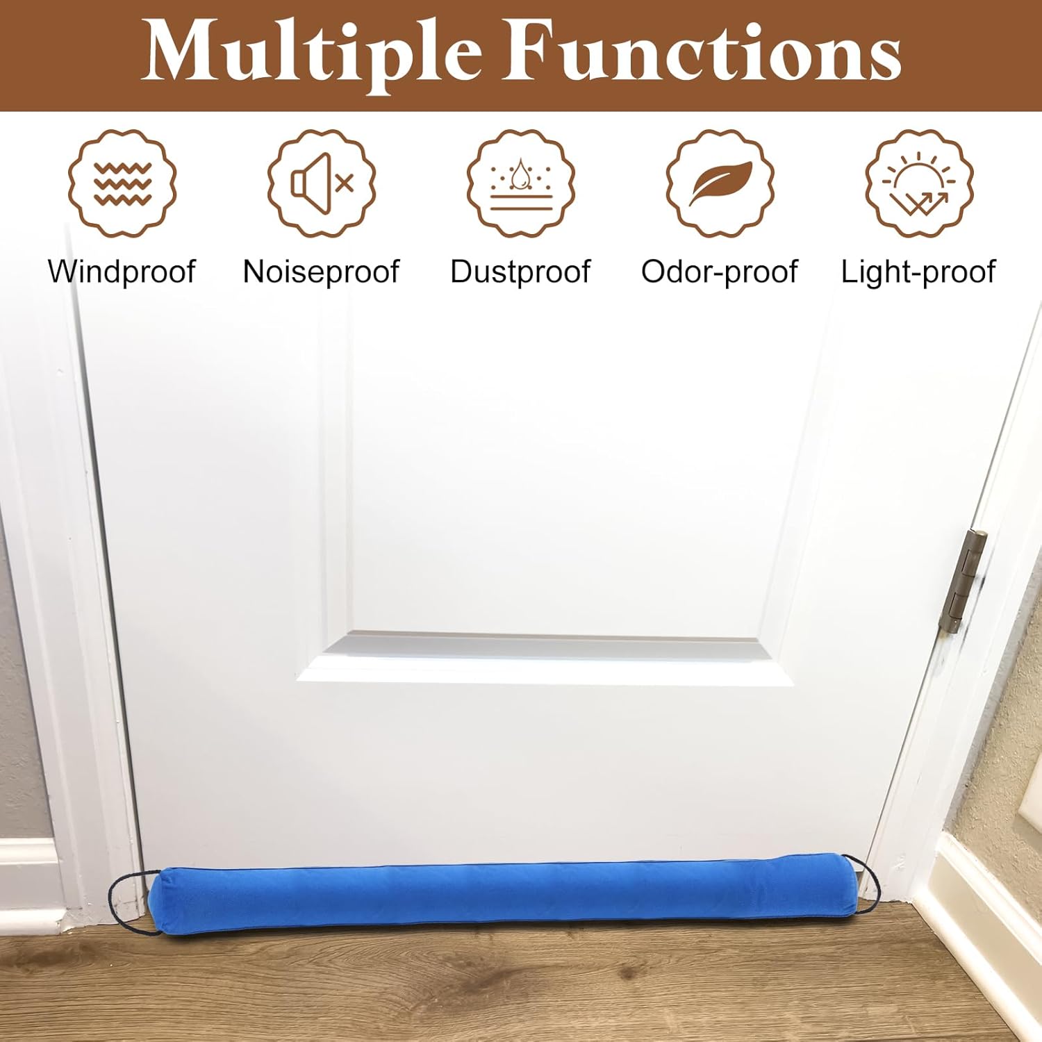 Uxcell Door Sweep 28x3 Inch Windproof Draft Stopper