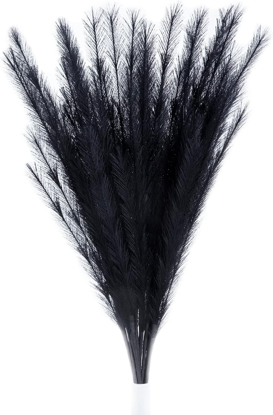 UiiziC Faux Pampas Grass 8 PCS 30 Inch Black