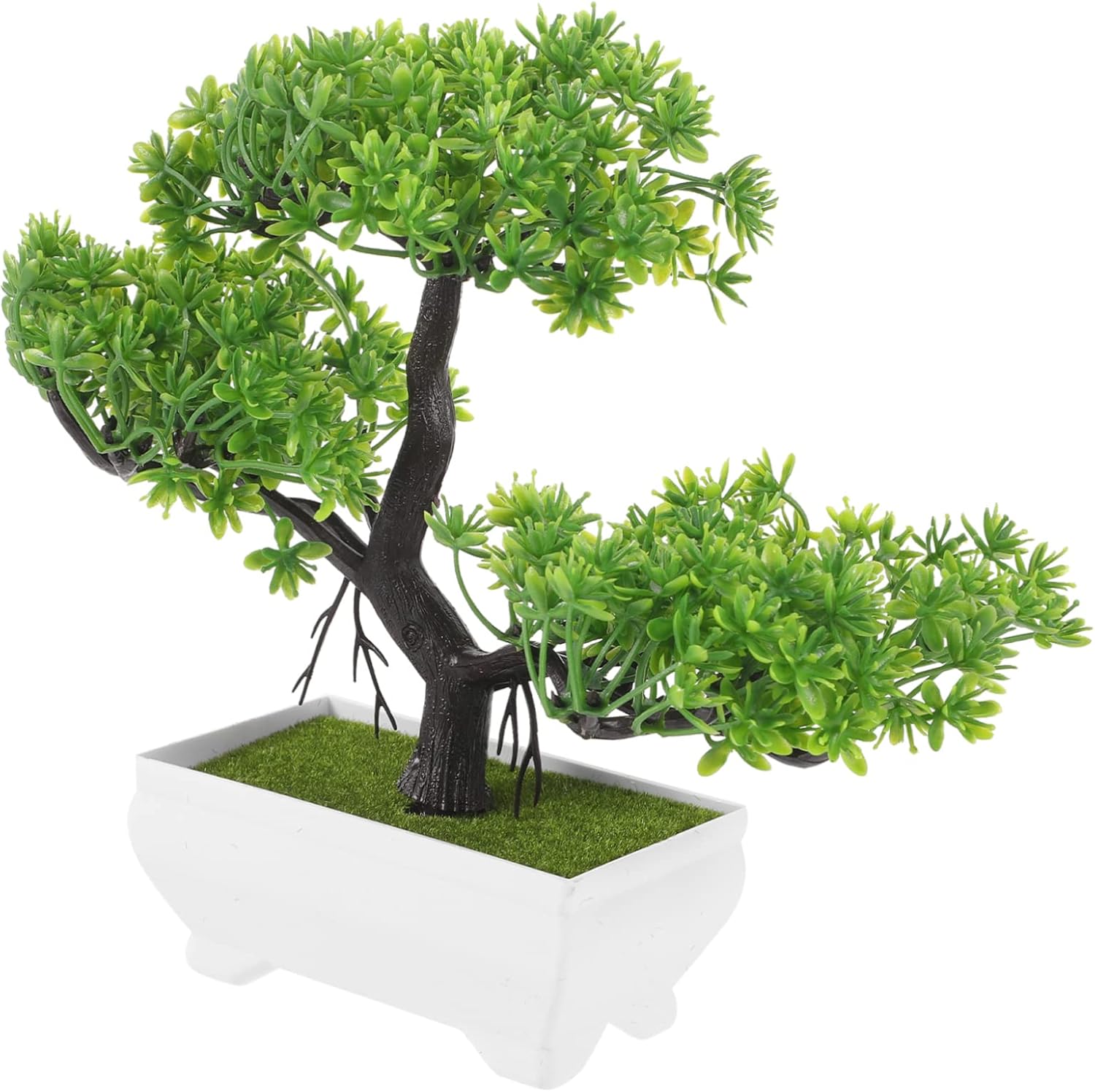 GARVALON Artificial Pine Bonsai Tree Decor