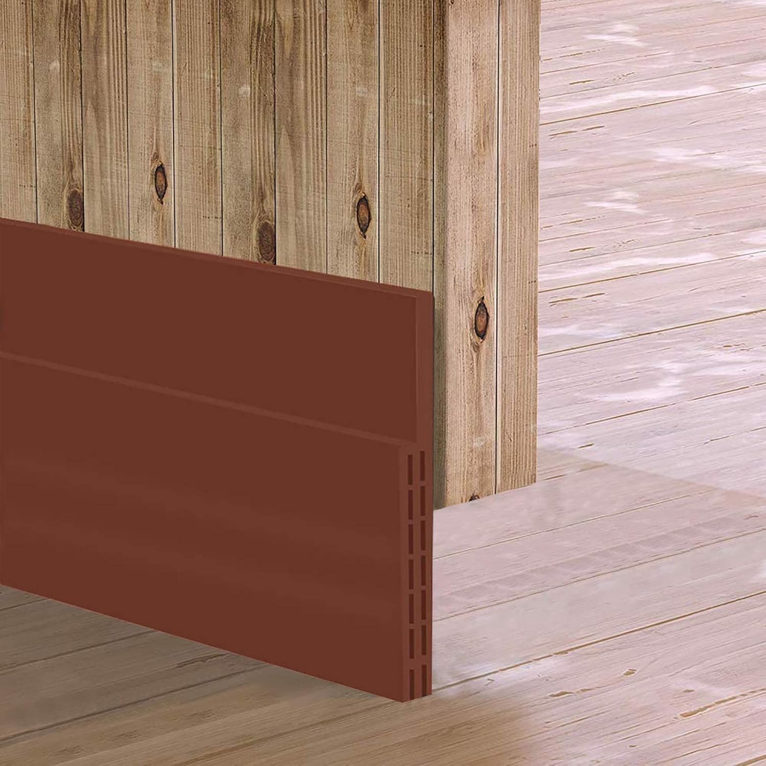 Sysmie Door Draft Stopper - 3-25 W x 39 L Brown