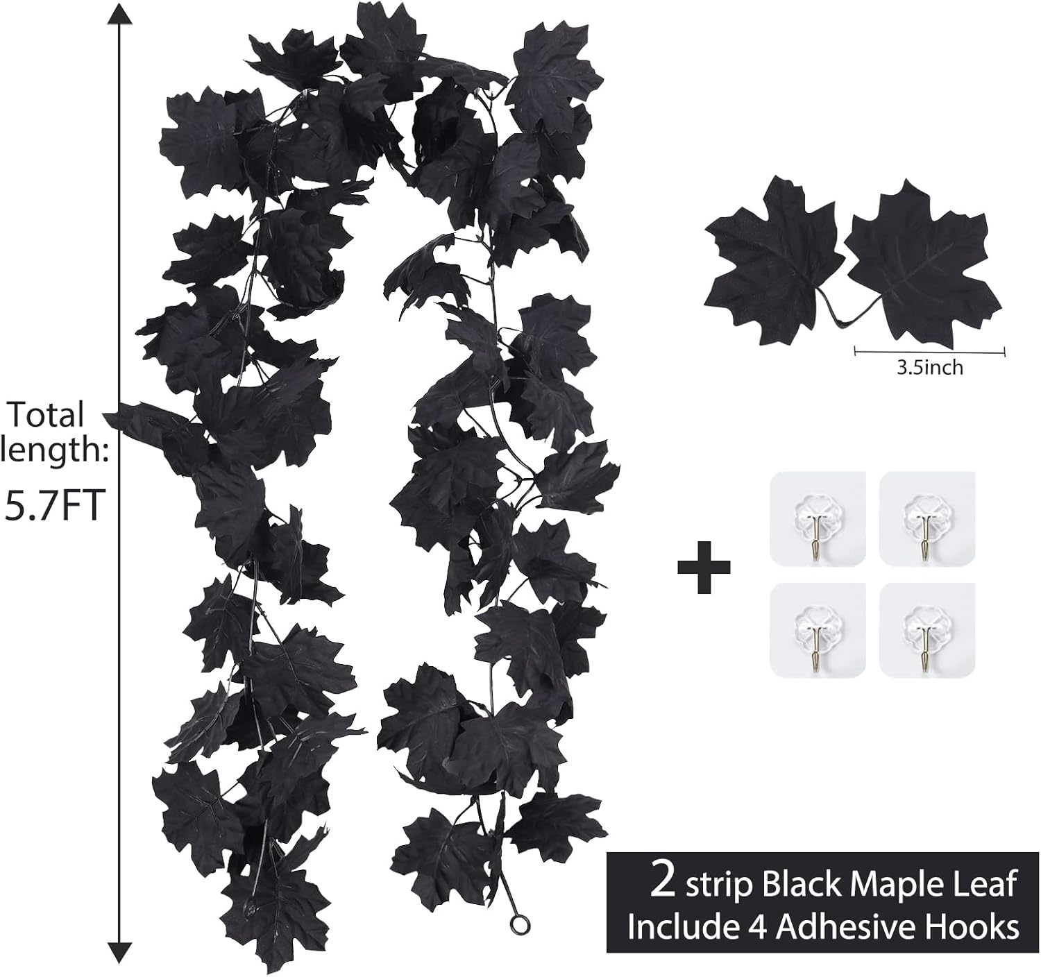 RECUTMS 8 Bundle Artificial Fall Flowers Garland Decor