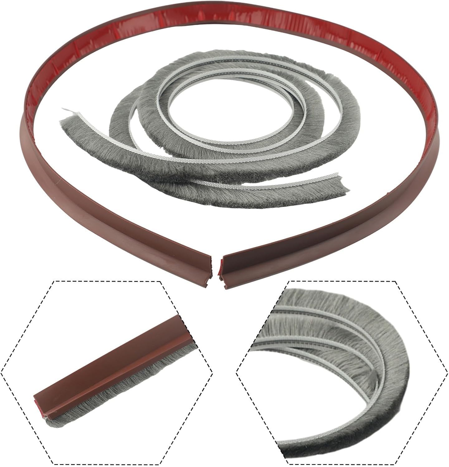 Door Bottom Seal Strip 100CM Self Adhesive Energy Saving Draft Stopper