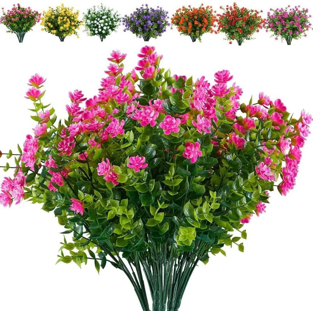 NURCIX Artificial White Tea Flowers for Home Decor