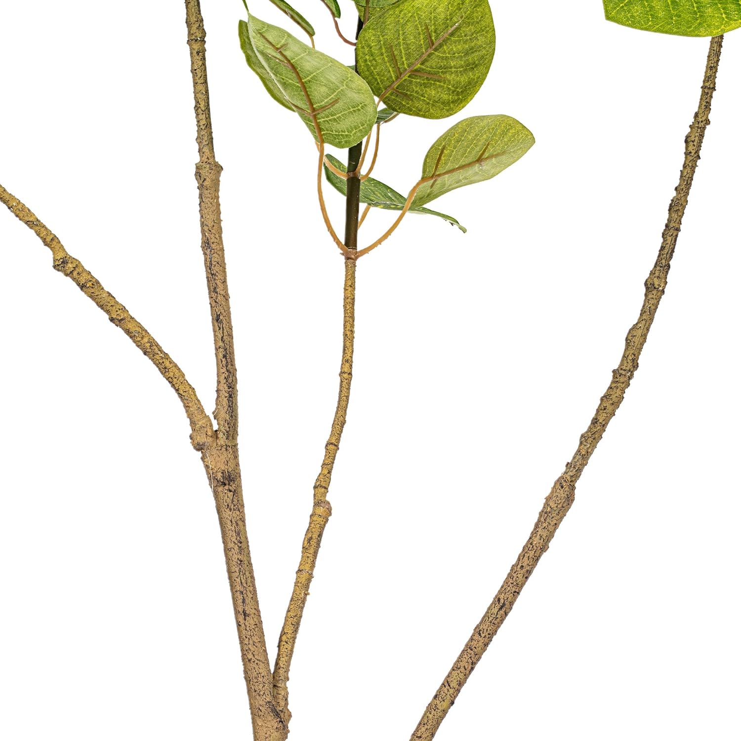 Vickerman 48 Indoor Artificial Cotinus Coggygria Tree with Black Pot