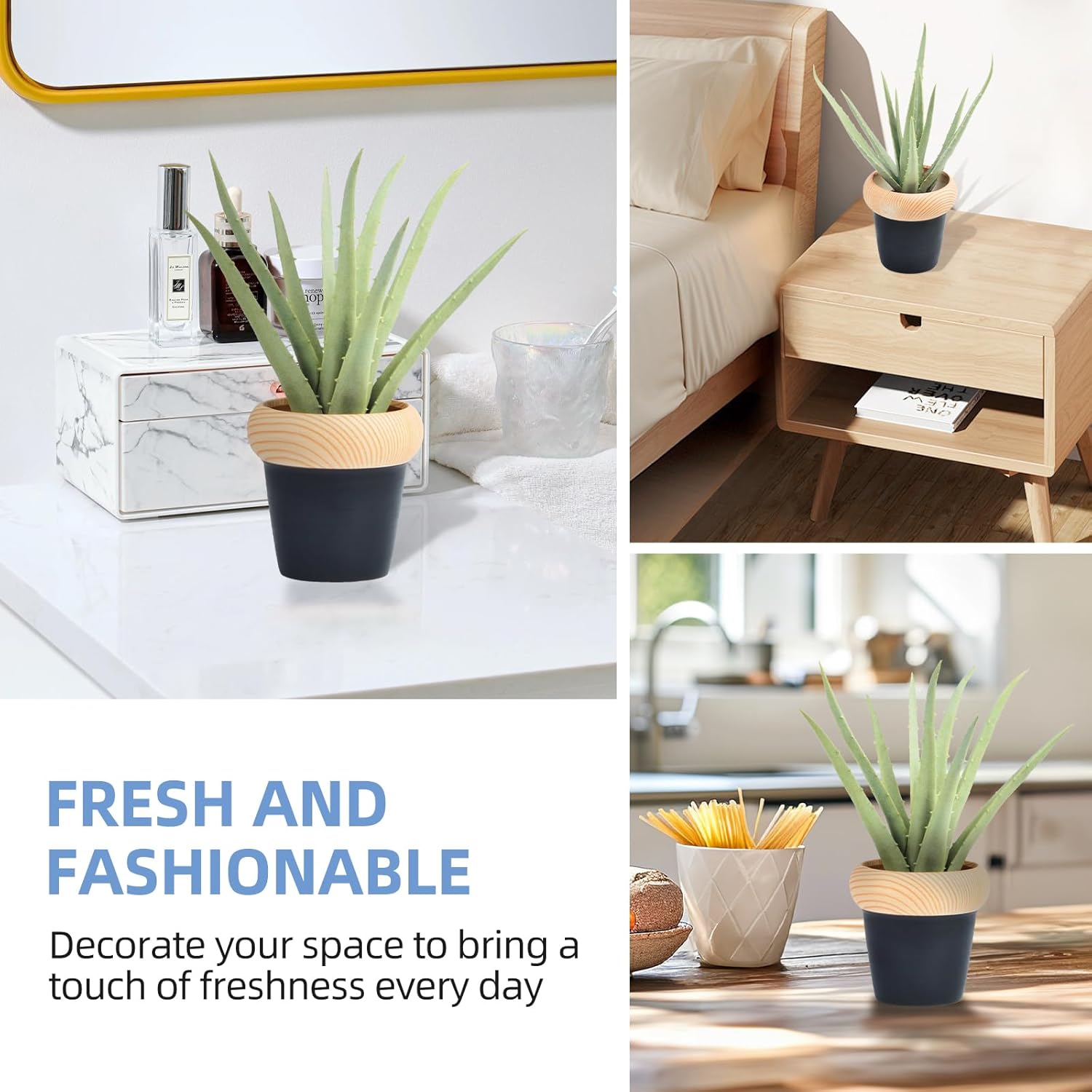 Artificial Agave Plant in Decorative Pot