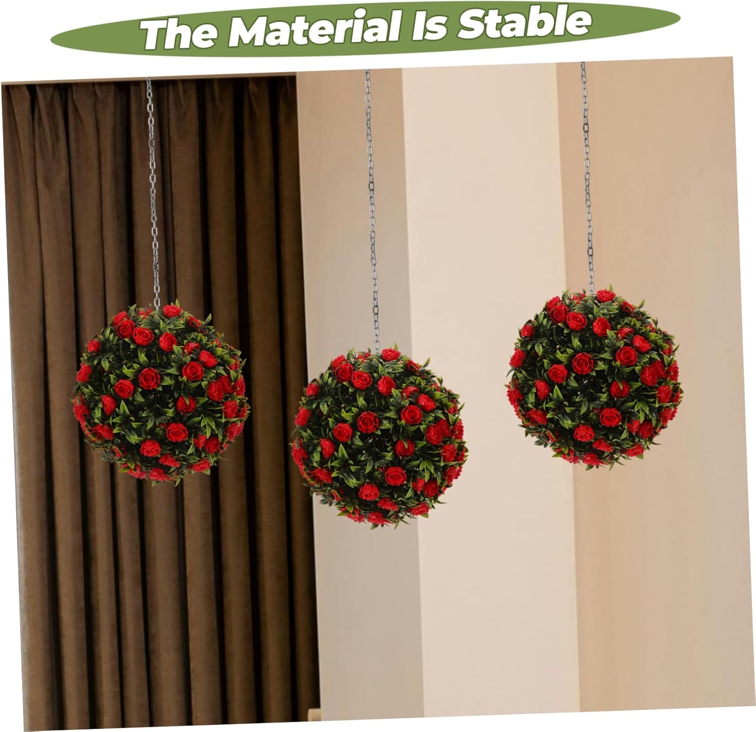 Sosoport Artificial Topiary Ball for Home Decor