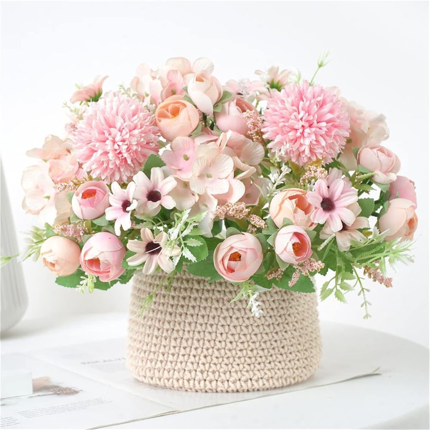 GaRcan Artificial Flowers with Pots 1pc Mixed Set