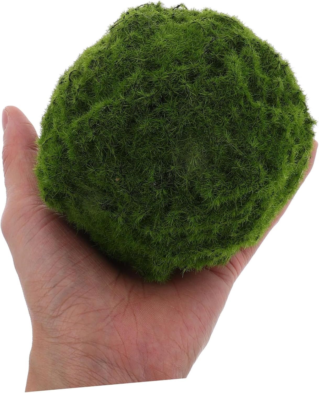 Wakauto Realistic Mossy Ball Artificial Greenery Sphere