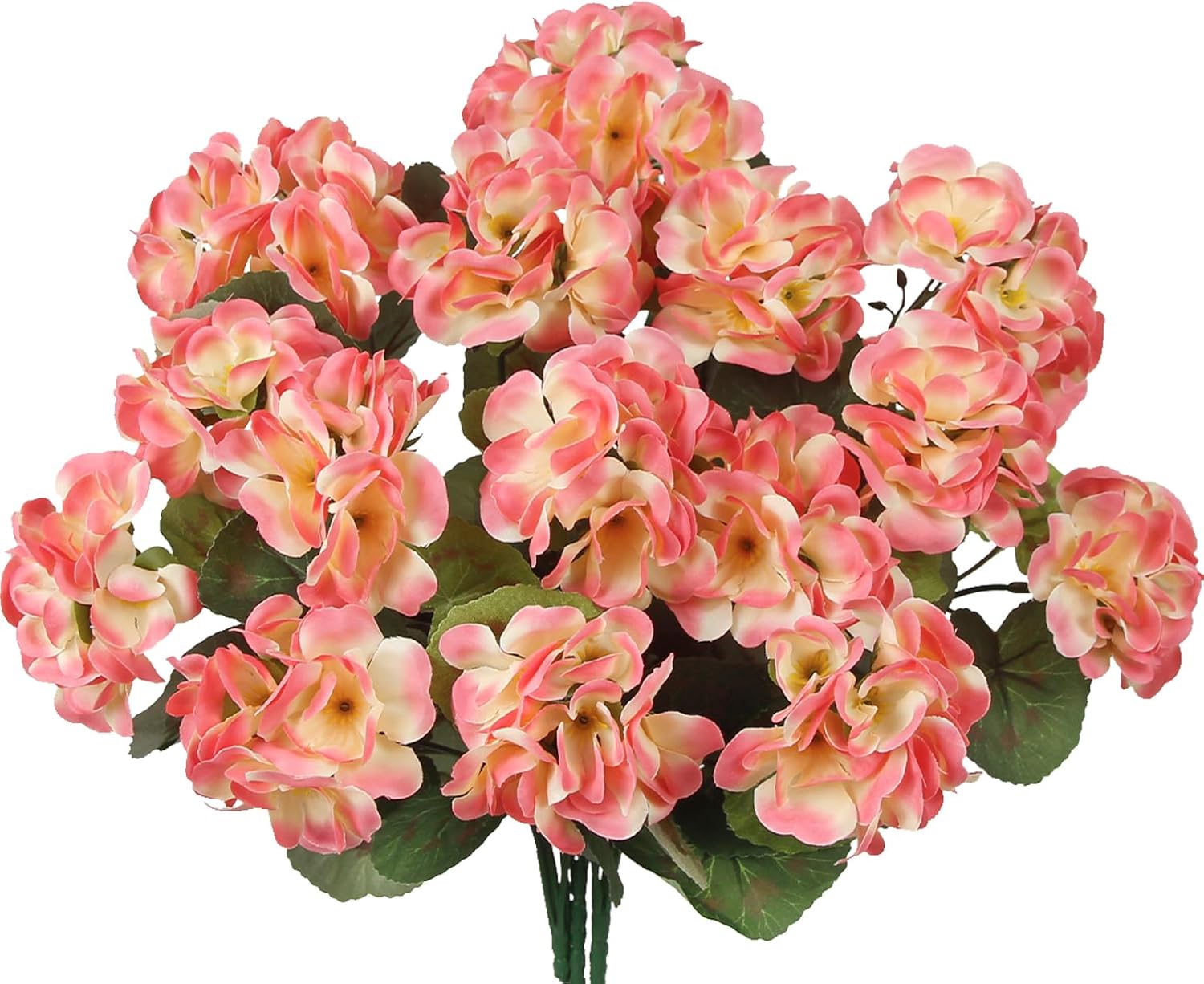 3 Pcs Artificial Geranium Flowers for Outdoor Decor