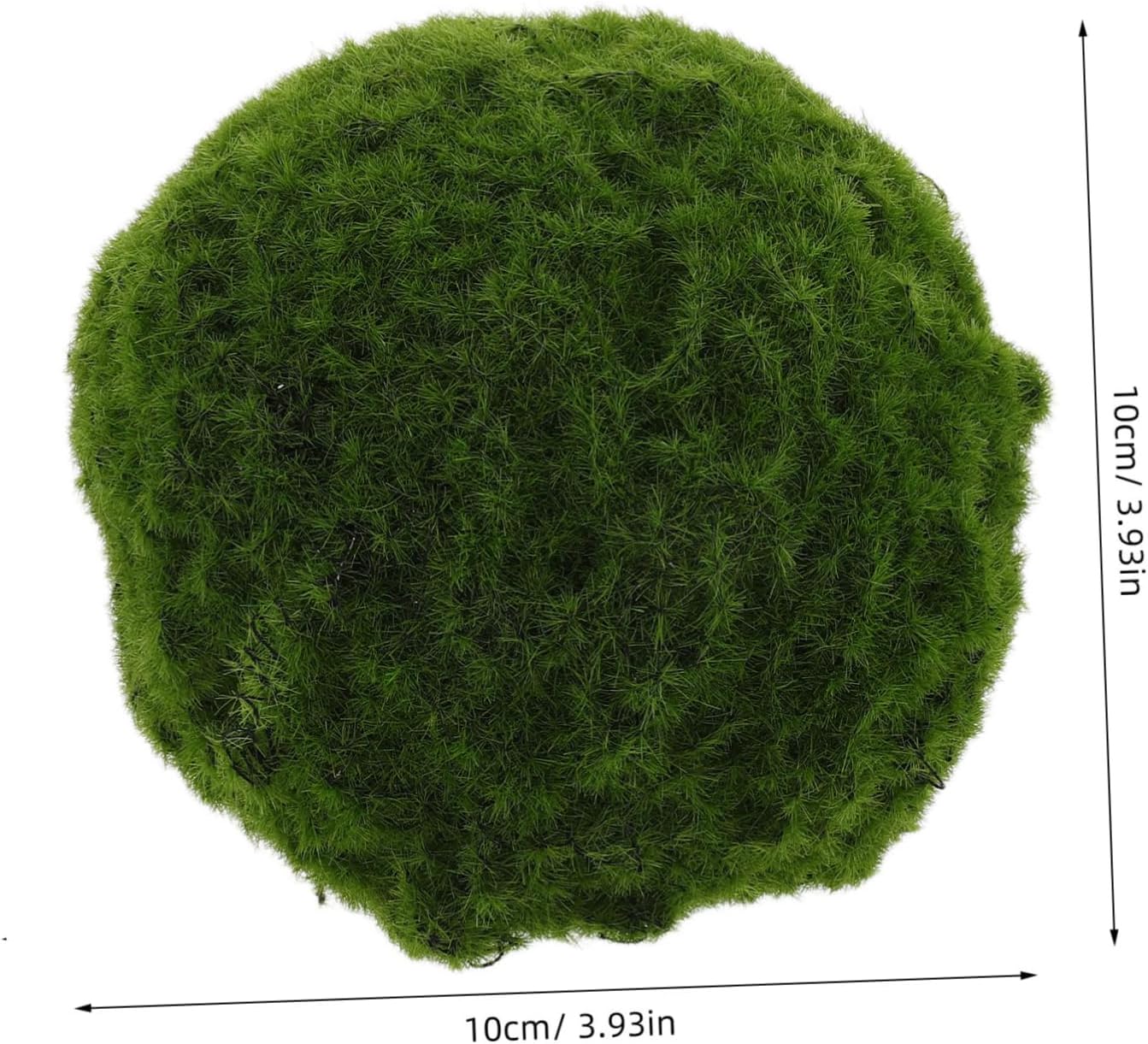 Wakauto Realistic Mossy Ball Artificial Greenery Sphere