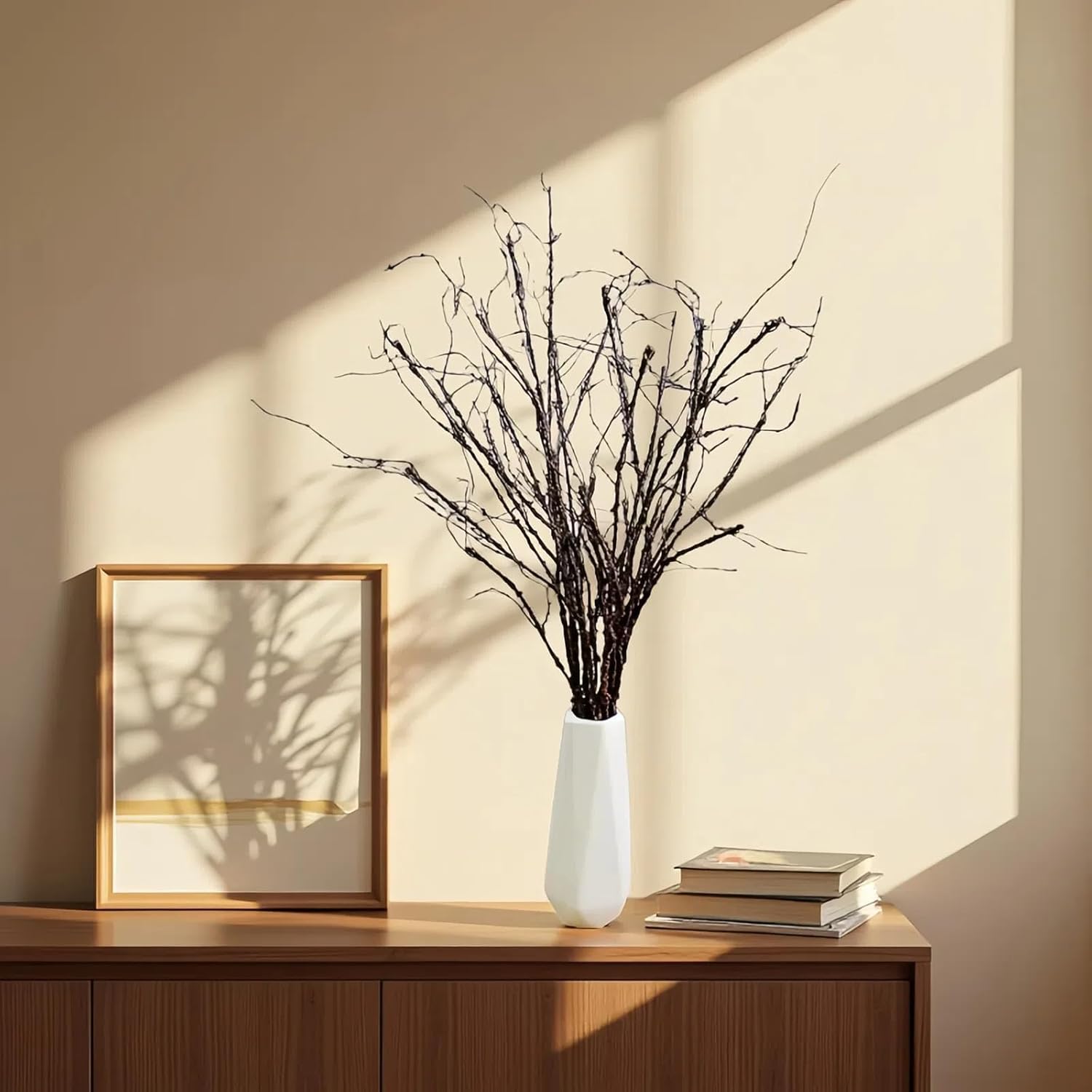 Eiyye 10PCS Curly Willow Branches Artificial Decor