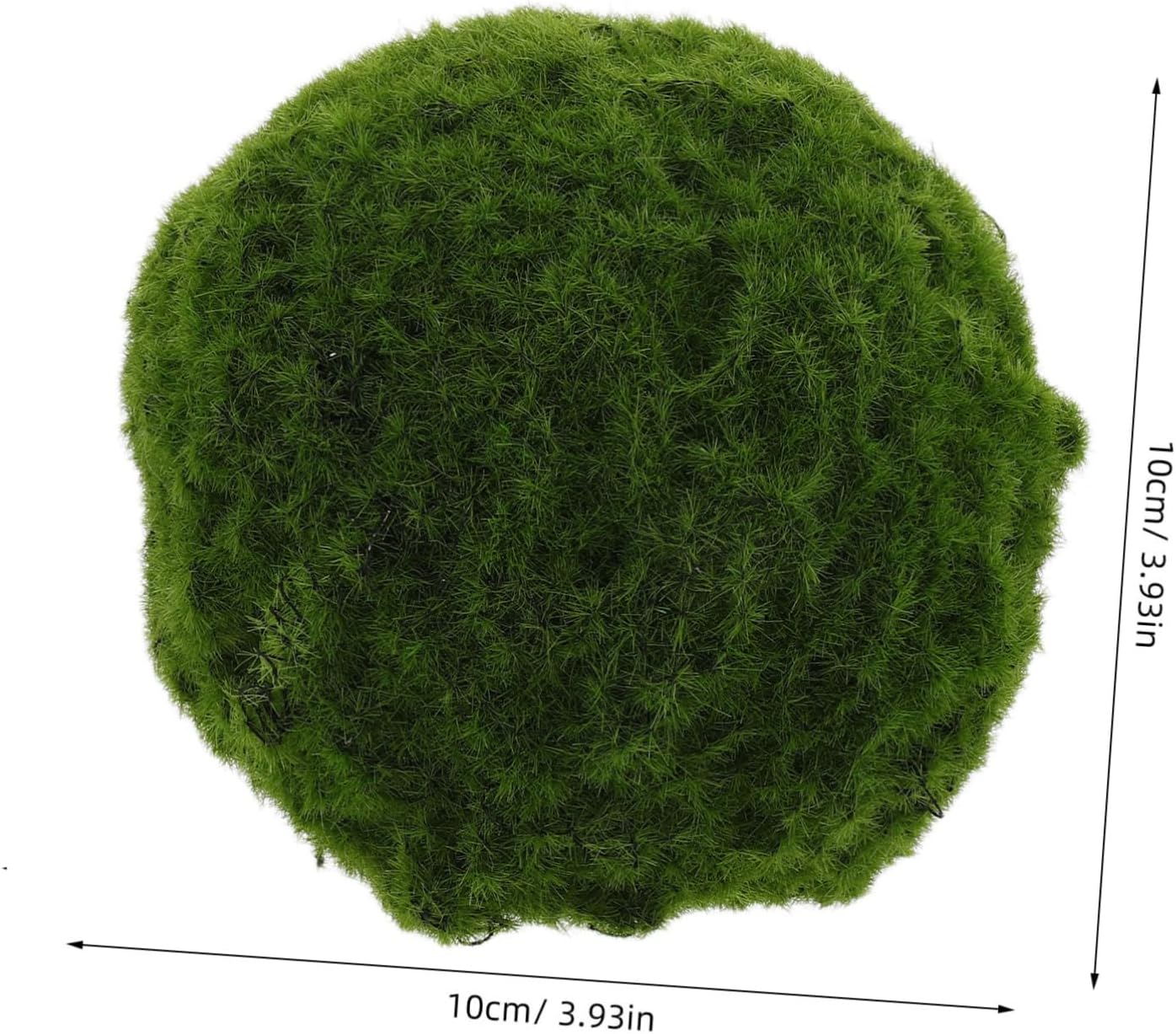Happyyami Realistic Artificial Moss Ball 10cm Decorative Sphere