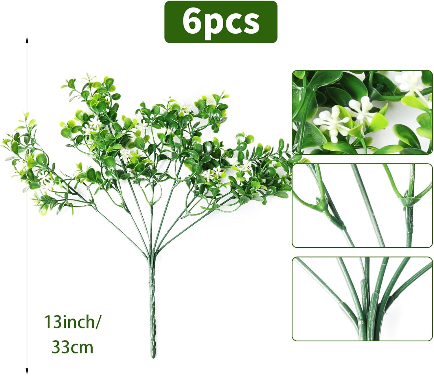 RECUTMS Artificial Hanging Eucalyptus Plants