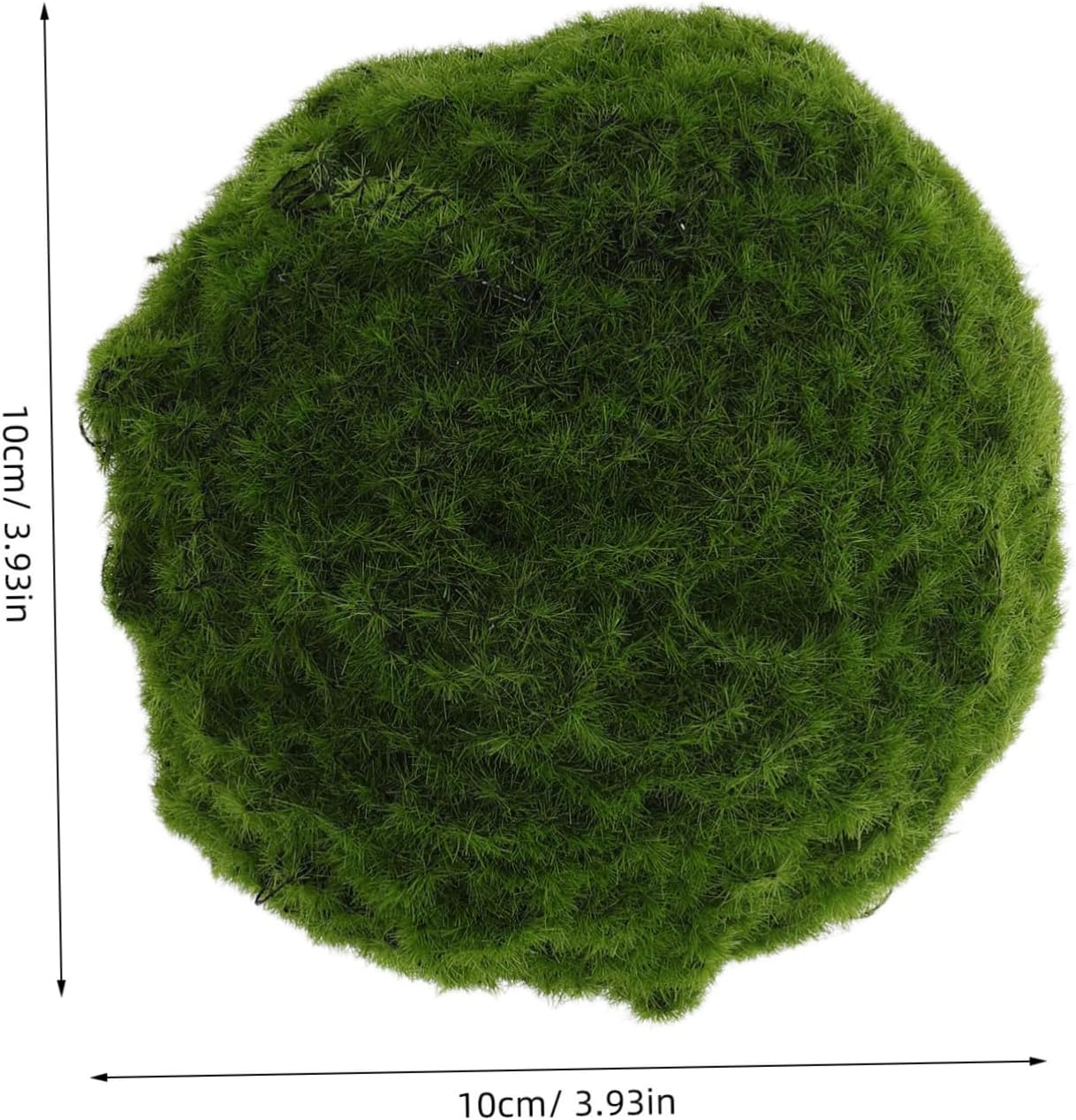 Wakauto Realistic Mossy Ball Artificial Greenery Sphere