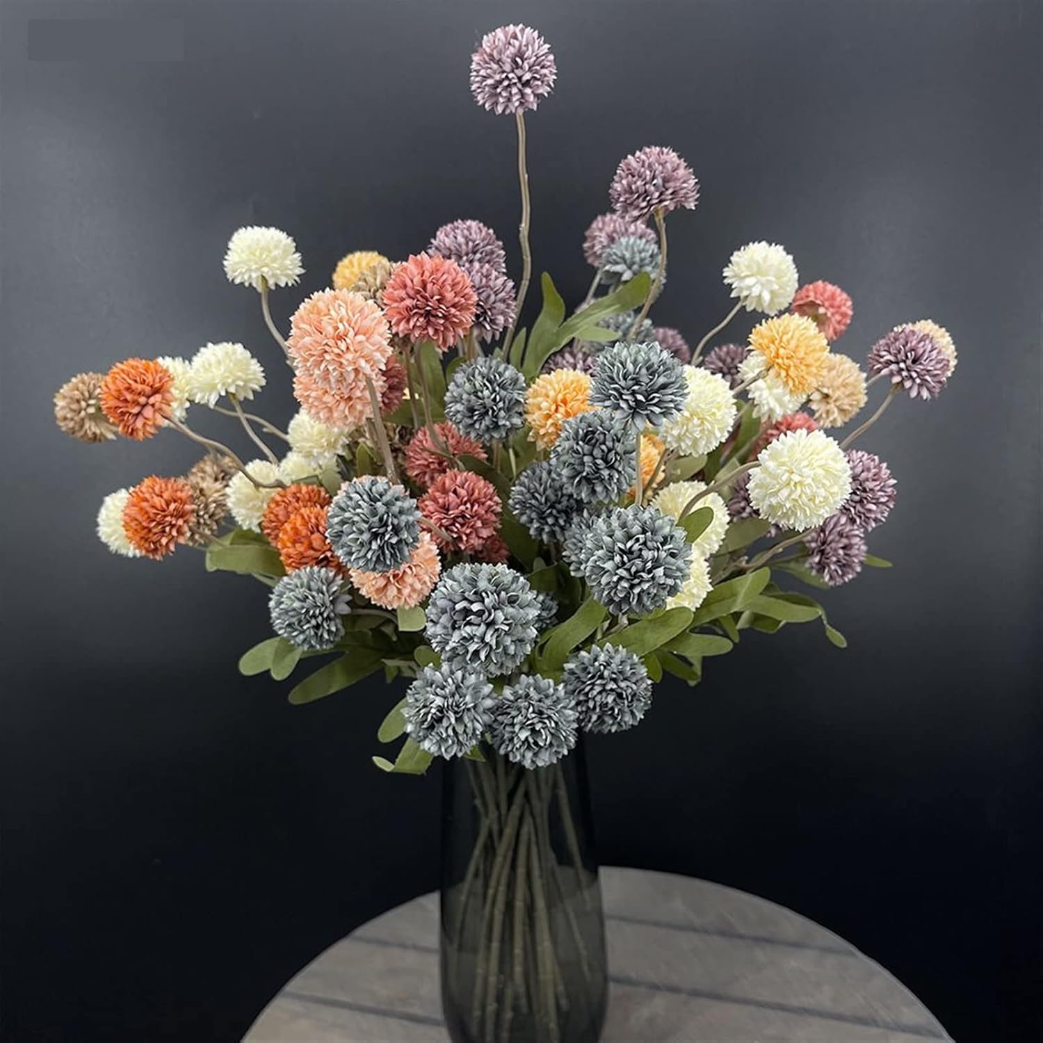 GaRcan Artificial Dandelion Flower Ball with Pot