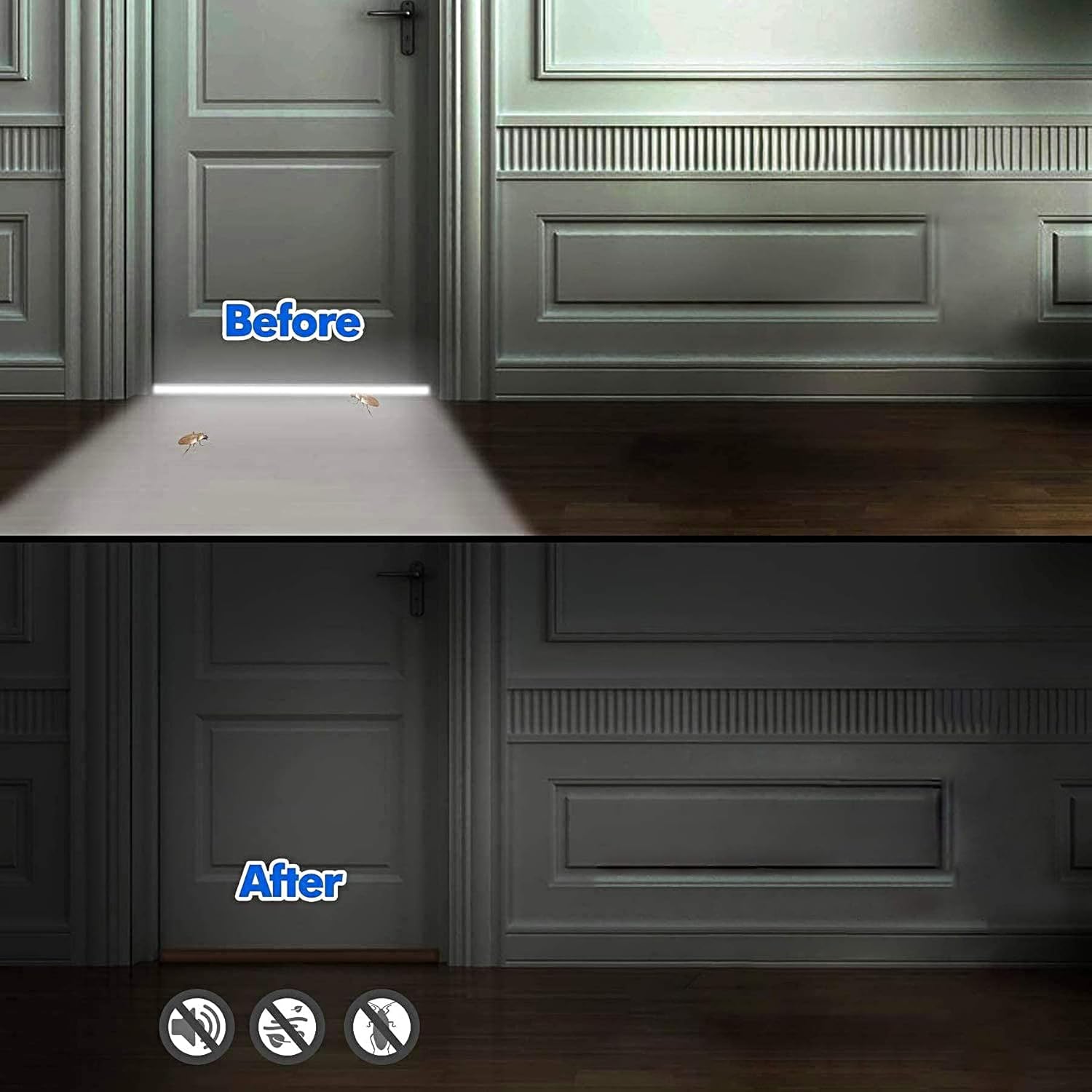 DreamQuil Door Draft Stopper 36 Inch Weather Stripping
